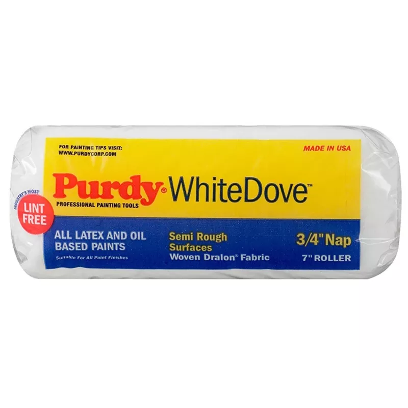 White Dove Dralon 3/4 In. X 7 In. W Regular 1 Pk Paint Roller Cover