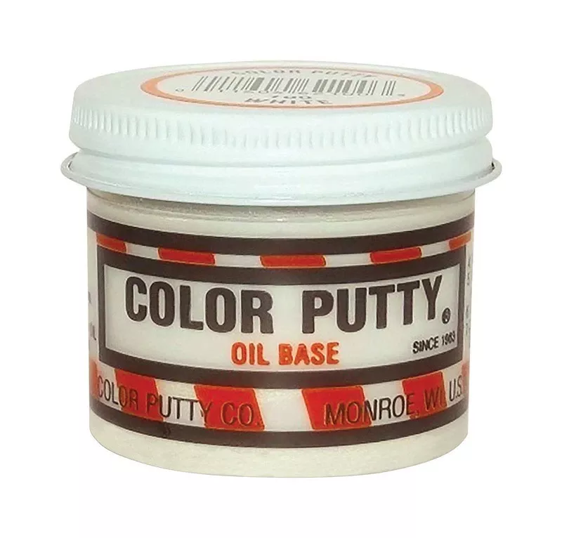 Wood Putty, White, 3.68-oz. Jar