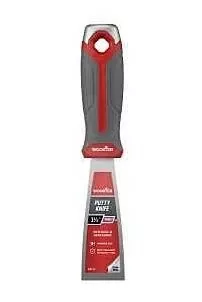 Wooster 1.5" Stainless Steel Putty Knife With Ergonomic Soft‑Grip Handle