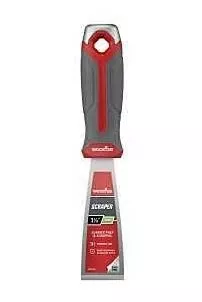 Wooster 1.5" Stainless Steel Scraper – Stiff Blade With Ergonomic Non‑Slip Grip