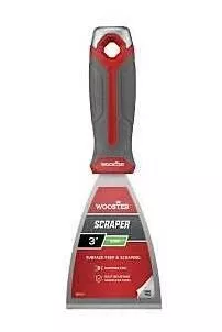 Wooster 3‑Inch Stiff Scraper With Ergonomic Soft‑Grip Handle