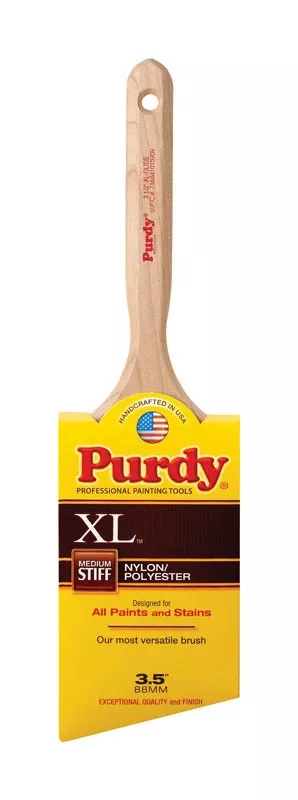 Xl Glide 3-1/2 In. Medium Stiff Angle Trim Paint Brush - Model 144152335
