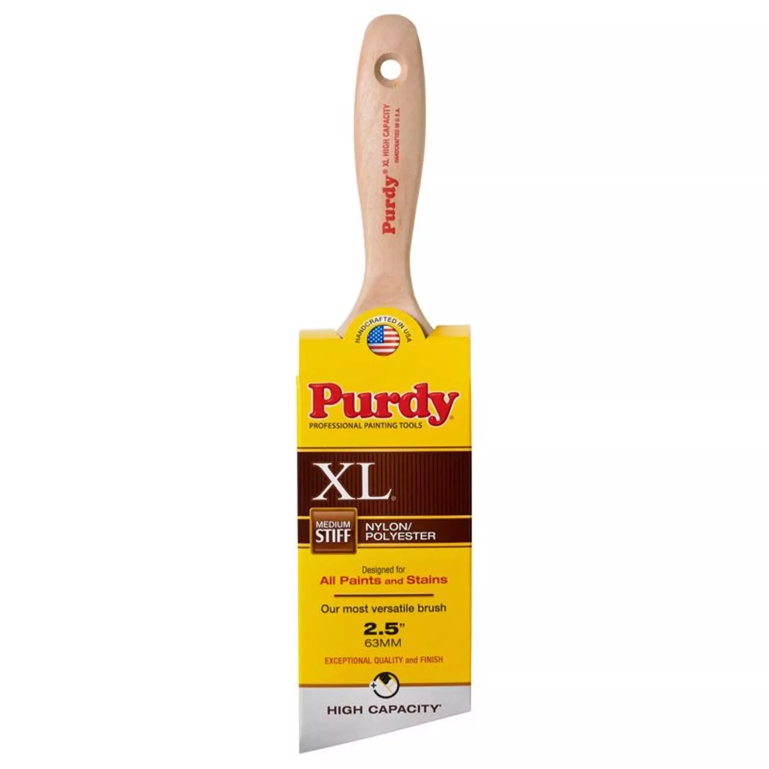 Xl High Capacity 2-1/2 In. Medium Stiff Angle Wall Brush